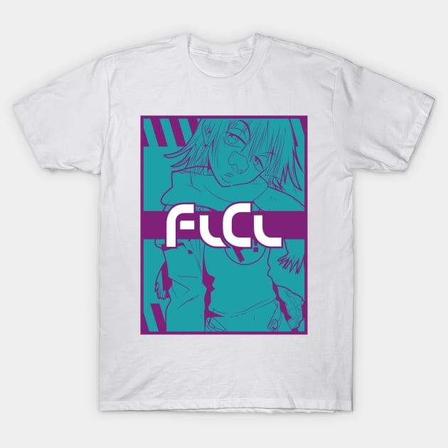 FLCL blue T-Shirt by paisdelasmaquinas